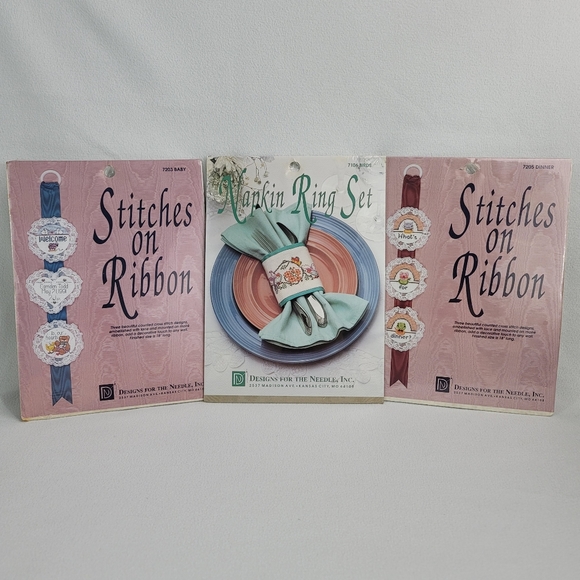 (3) Designs For The Needle Cross Stitch Kits - Picture 1 of 13